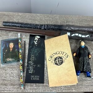 Universal Studios Wizarding World Harry Potter GRINGOTTS BANK NOTE $10 w/ WANDS